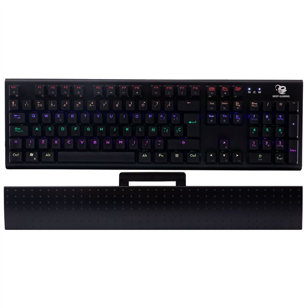 Deep Gaming DeepSolid teclado Juego USB QWERTY Español Negro