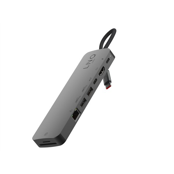 LINQ byELEMENTS Pro Studio USB-C 10Gbps Multiport Hub with PD, 4K HDMI, NVMe M2 SSD, SD4.0 Card Reader and 2.5Gbe Ethernet