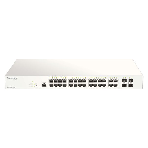 D-Link DBS-2000-28P switch Gestionado L2 Gigabit Ethernet (10/100/1000) Energía sobre Ethernet (PoE) Gris