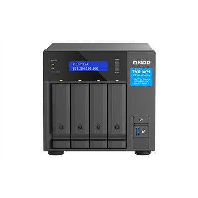 QNAP TVS-H474 NAS Torre Intel® Pentium® G7400 8 GB DDR4 QuTS