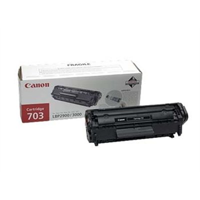 Canon Toner CRG703 Black cartucho de tóner 3 pieza(s) Original