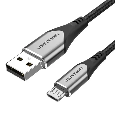 Cable USB 2.0 Vention COAHF/ USB Macho - MicroUSB Macho/ 1m/