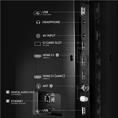 Hisense 65E7NQ Televisor 165,1 cm (65") 4K Ultra HD Smart TV