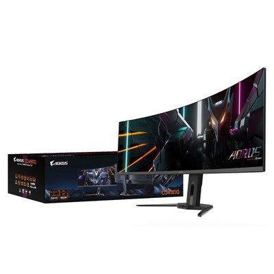 GIGABYTE AORUS Monitor de juegos curvo CO49DQ OLED - 5120x1440