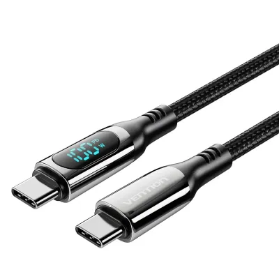 Cable USB 2.0 Tipo-C 5A 100W Vention TAYBAV/ USB Tipo-C Macho -