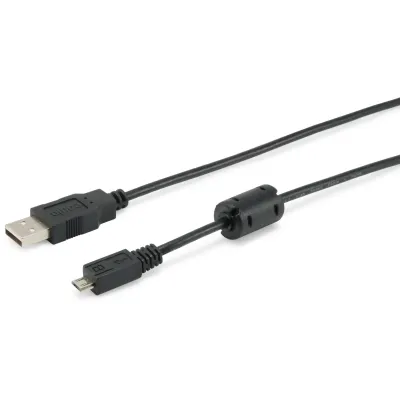 CABLE USB 2.0 EQUIP TIPO A - MICRO USB B 1M CON FERRITA 128596