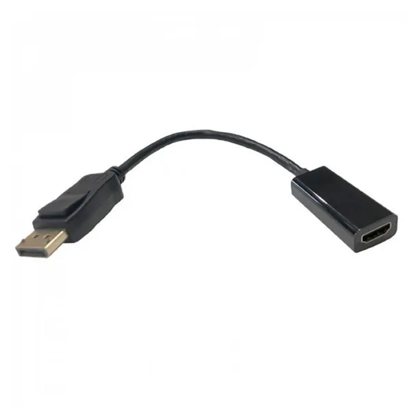 Conversor 3GO ADPHDMI/ DisplayPort Macho - HDMI Hembra/ 15cm/ Negro