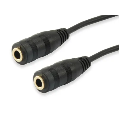 Cable Audio Mini Jack 3.5mm Macho A 2 Jack 3.5mm Hembra