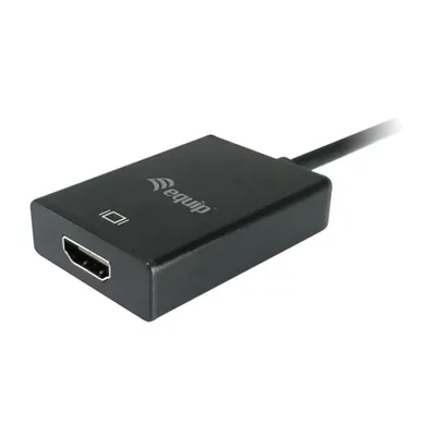 Adaptador Vga Macho A Hdmi Hembra Con Audio Jack 3.5" Equip