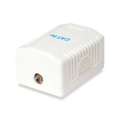 Roseta De Superficie Categoria 5e 1 Hembra Rj45 Color Blanco