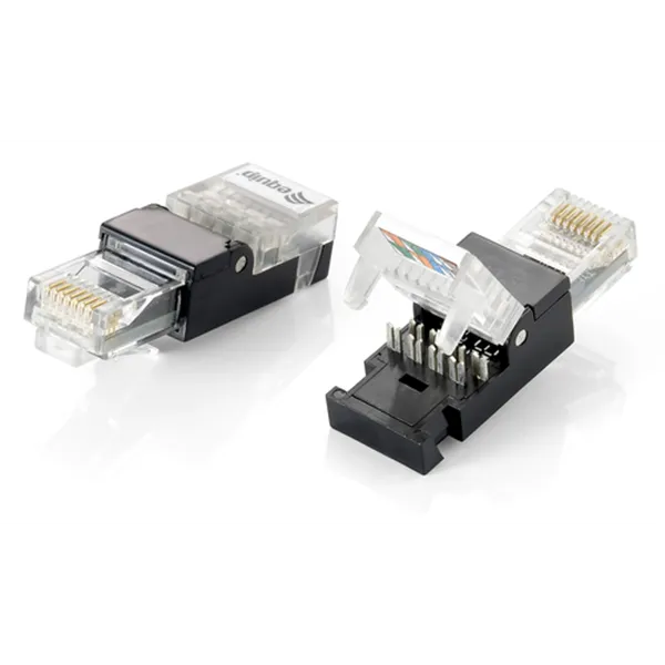 Kit 2 Unidades Conector Rj45 Equip Cat6 Toolfree No Necesitas Herramienta De Grimpado 121165