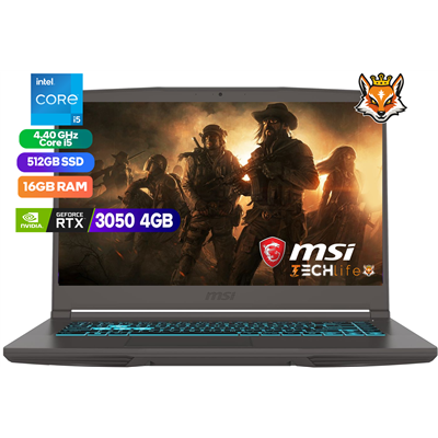 MSI Thin 15 B12UC-1680XES Intel Core i5-12450H 16GB 512GB SSD