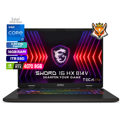 MSI Sword 16 HX B14VGKG-872XES Intel Core i7-14650HX 16GB 1TB