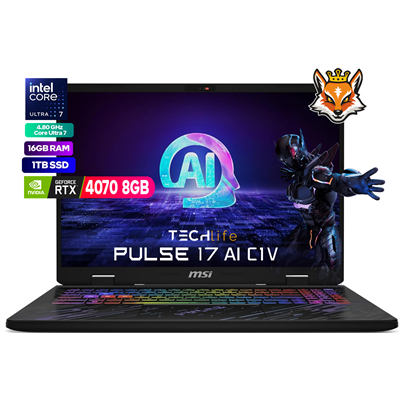 MSI Pulse 17 AI C1VGKG-041XES Intel Core Ultra 7-155H 16GB 1TB