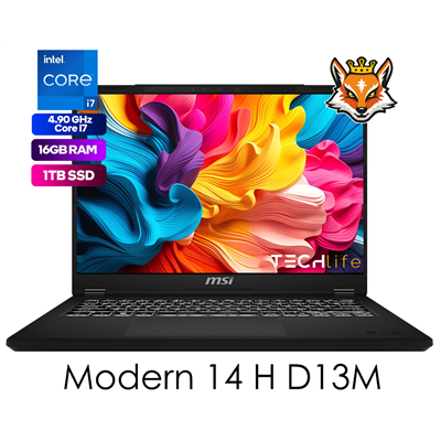 MSI Modern 14 H D13MG-248XES Intel Core i7-13620H 16GB 1TB SSD