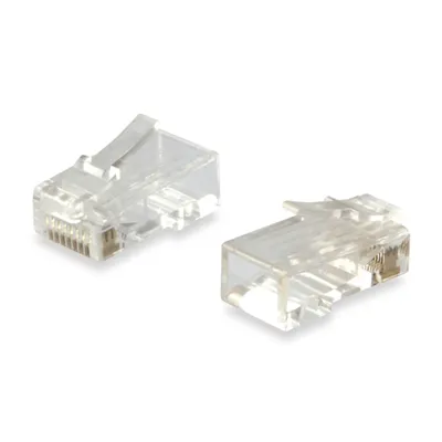 Kit 100 Conectores Rj45 Equip Categoria 6 121144