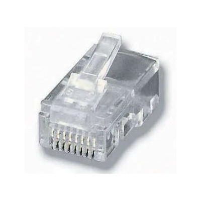 Kit 100 Conectores Rj45 Equip Telefonia 121151