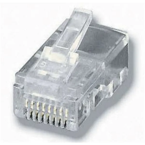 Kit 100 Conectores Rj45 Equip Telefonia 121151