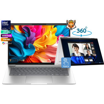 HP Elite x360 1040 G10 2en1 14" Táctil - Intel I7-1355u 32GB