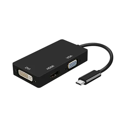 Conversor Aisens A109-0343/ USB Tipo-C Macho - DVI Hembra/ VGA