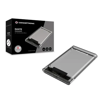 CAJA EXTERNA CONCEPTRONIC HD USB 3.0 SATA TRANSPARENTE SIN