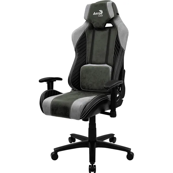 Aerocool Silla Gaming Baron Hunter Green Aerosuede - Gama Premium