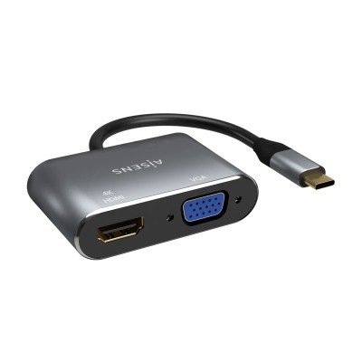 Conversor Aisens A109-0627/ HDMI Hembra - VGA Hembra - USB