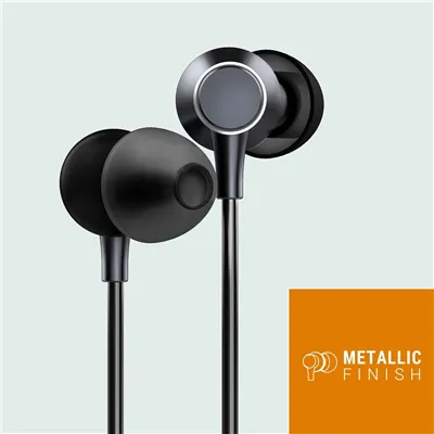 Energy Sistem Metallized Jack 3,5 mm Negro - Auriculares con