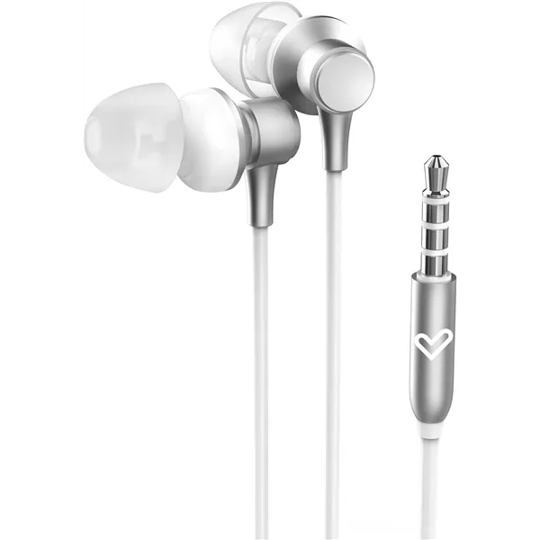 Energy Sistem Metallized Jack 3,5 mm Blanco - Auriculares con Micrófono,Control de Volumen, Aluminio