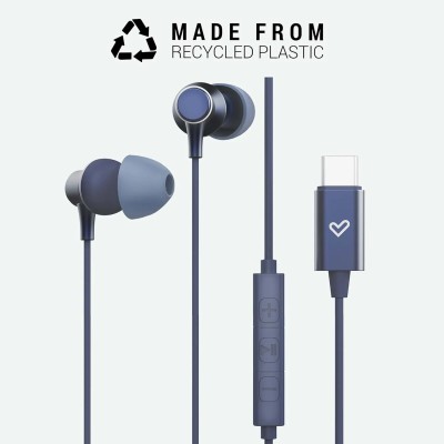 Energy Sistem Metallized Azul - Auriculares con conexión USB-C