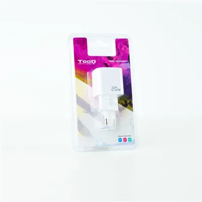 Cargador de Pared TooQ TQWC-QCPD20WT/ 1xUSB-Tipo C/ 1x USB/