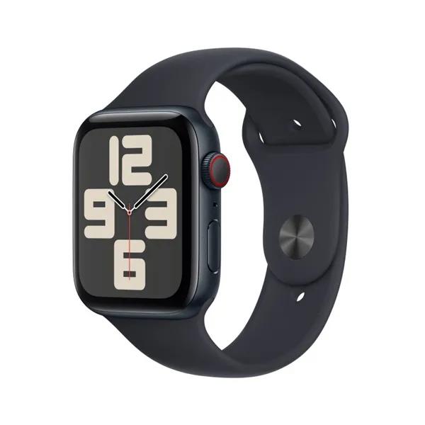 Apple Watch SE 2 Gen del 2023 (GPS + Cellular) 44 mm Aluminio Medianoche/ Correa Deportiva Medianoche S/M