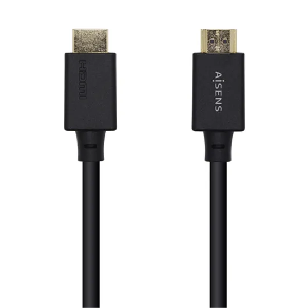 Cable HDMI 2.1 8K Aisens A150-0421/ HDMI Macho - HDMI Macho/ 1m/ Certificado/ Negro