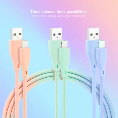 Cables USB 2.0 Lightning Nanocable 10.10.0401-A1/ USB Macho -