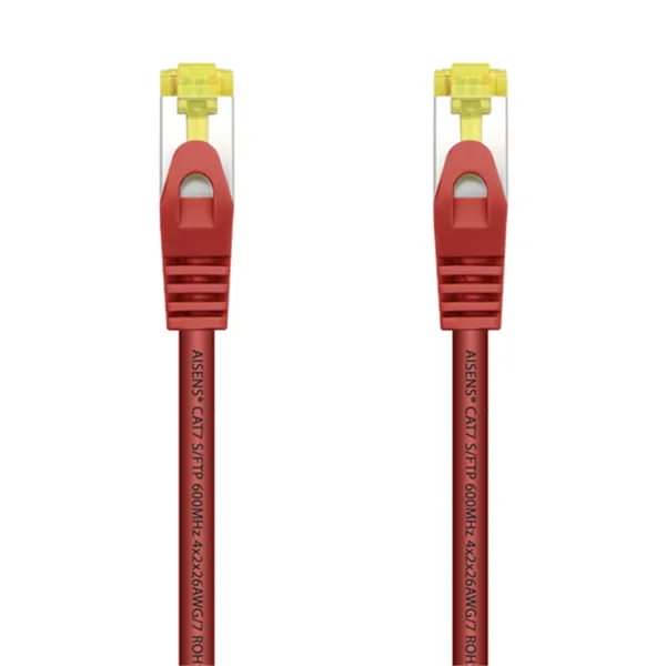 Cable de Red RJ45 SFTP Aisens A146-0470 Cat.7/ 1m/ Rojo