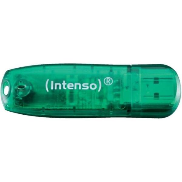 Intenso 3502460 lápiz usb 2.0 rainbow 8gb verde