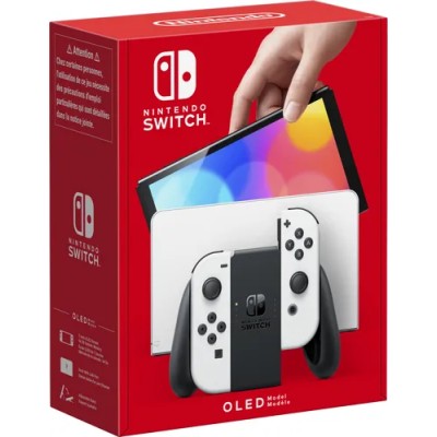 Nintendo Switch Versión OLED Blanca/ Incluye Base/ 2 Mandos