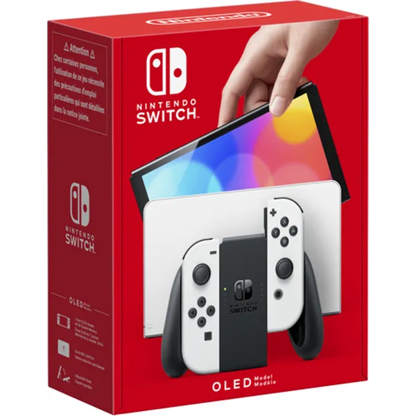 Nintendo Switch Versión OLED Blanca/ Incluye Base/ 2 Mandos Joy-Con