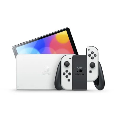 Nintendo Switch Versión OLED Blanca/ Incluye Base/ 2 Mandos