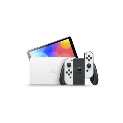 Nintendo Switch Versión OLED Blanca/ Incluye Base/ 2 Mandos