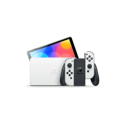 Nintendo Switch Versión OLED Blanca/ Incluye Base/ 2 Mandos