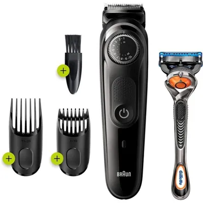 Cortabarbas Braun Beardtrimmer Series 3000 BT3242/ con Batería/