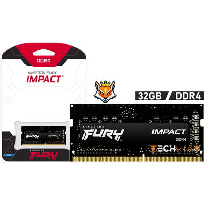 Kingston FURY Impact 32GB DDR4 3200MHz 1.2v CL20 - Memoria