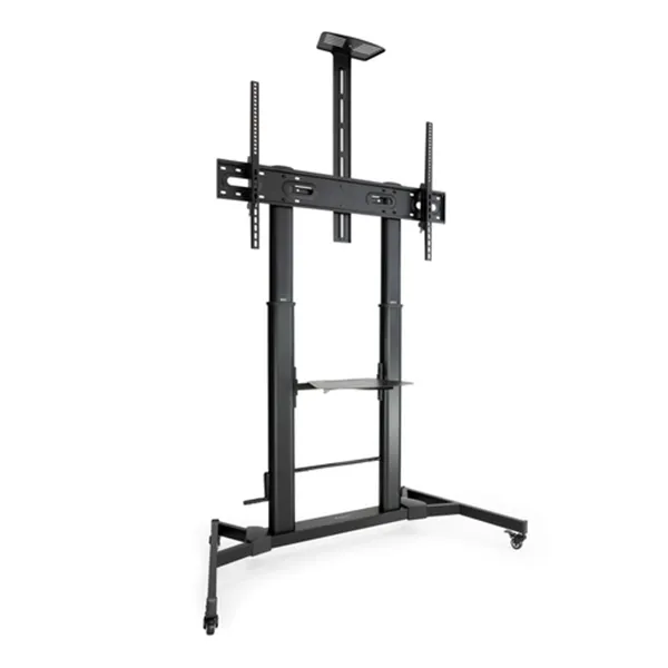 Soporte de Suelo Inclinable/ Ajustable con Ruedas Tooq FS20400HM-B para TV de 60-100'/ hasta 100kg