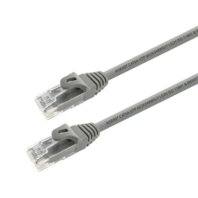 Aisens latiguillo rj45 cat.6a utp gris 3.0m