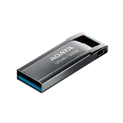 Adata lapiz usb ur340 64gb usb 3.2 metal black