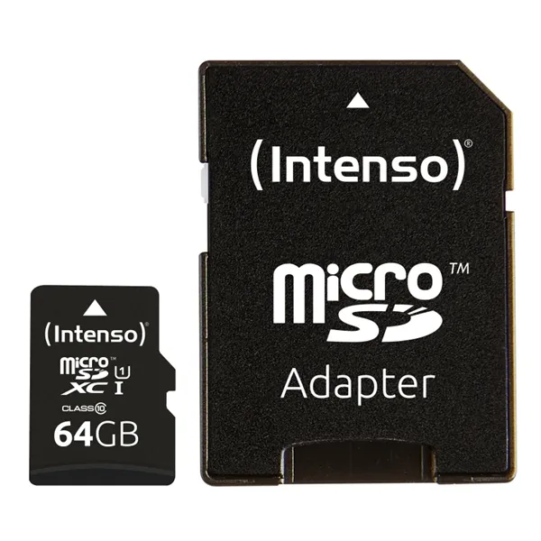 Intenso 3423490 micro sd uhs-i premium 64gb c/adap