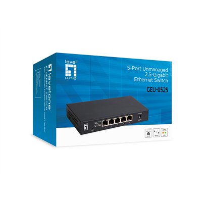 LevelOne GEU-0525 switch No administrado 2.5G Ethernet