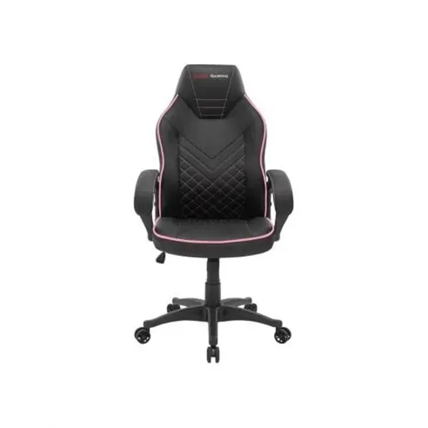 Silla Gamer Mars Gaming Mgcx One Negra Con Detalle Linea Rosa Transpirable Air-tech Pro Piston Clase 4 Ruedas Xl 65mm