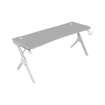 Mesa Mars Gaming Mgd Xl White Chasis De Acero Tablero 160x60cm